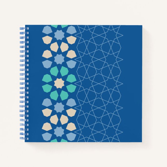 Blue Turquoise Tranquillity Notebook (Front)