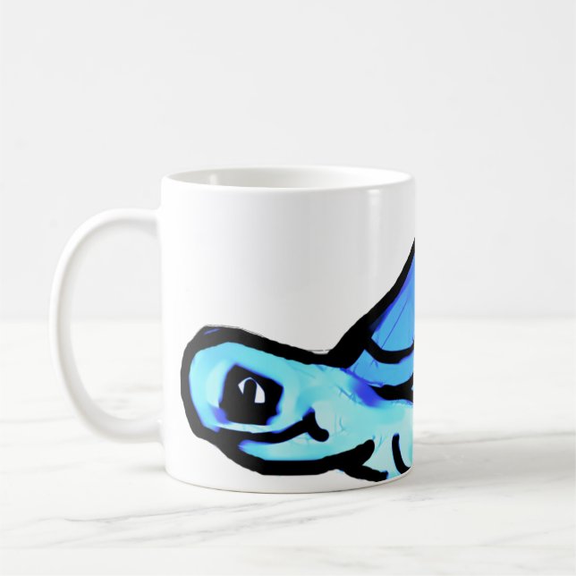 Blue Turtle Coffee Mug (Left)