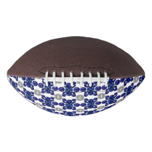 Blue Turtle Pattern Football