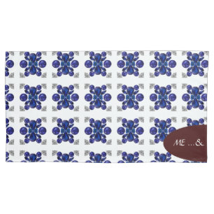 Blue Turtle Pattern Pillowcase