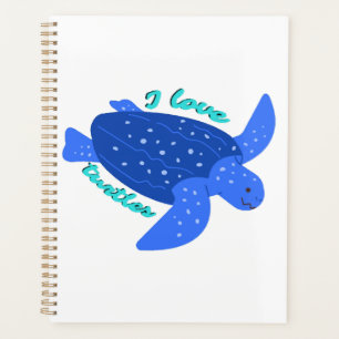 Blue turtle. planner
