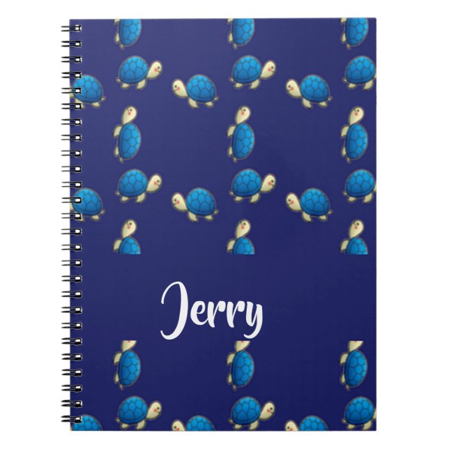 blue turtles notebook (Front)