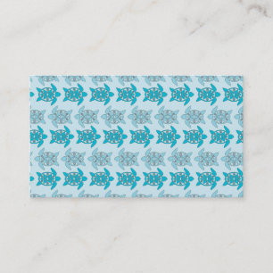 Blue Turtles Swimming Thunder_Cove Business Card