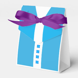Blue Tuxedo Groomsman 🎩 Best Man Gift Favor Box