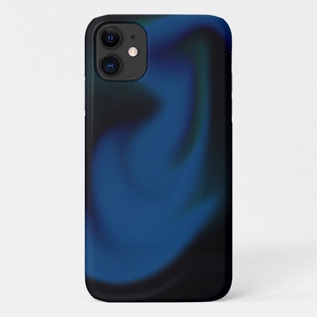 Blue Twirls Case-Mate iPhone Case (Back)