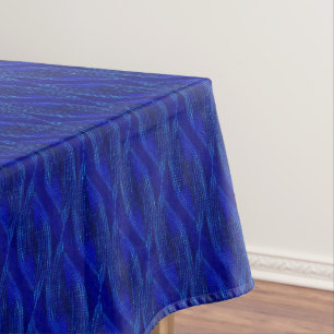 Blue Twist Tablecloth