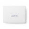 Blue Typography Wedding Return Address RSVP