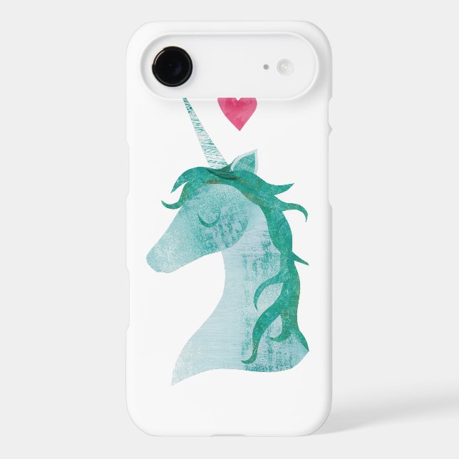 Blue Unicorn Magic with Heart Case-Mate iPhone Case (Back)