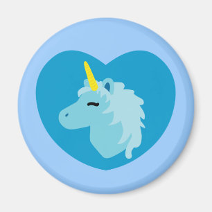 Blue Unicorn Magnet