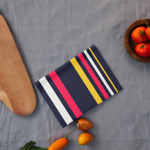 Blue Uniform Stripes Kitchen Towel