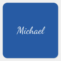 Blue Unique Professional Calligraphy Name