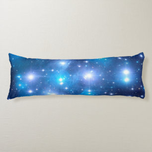 Blue Universe Stars + your ideas Body Pillow