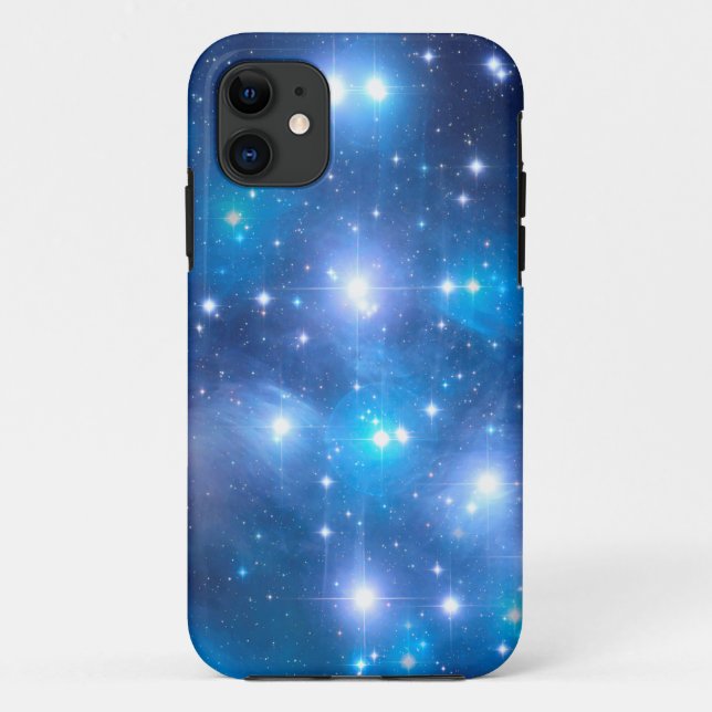 Blue Universe Stars + your ideas Case-Mate iPhone Case (Back)