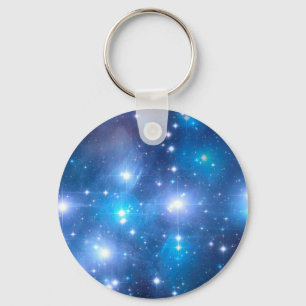 Blue Universe Stars + your ideas Keychain