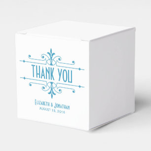 Blue v2 Fancy Ornamental Favour Boxes