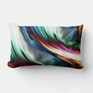 Blue Valley Whirlwind Rainbow Lumbar Pillow