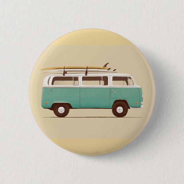 Blue Van | Florent Bodart 2 Inch Round Button (Front)