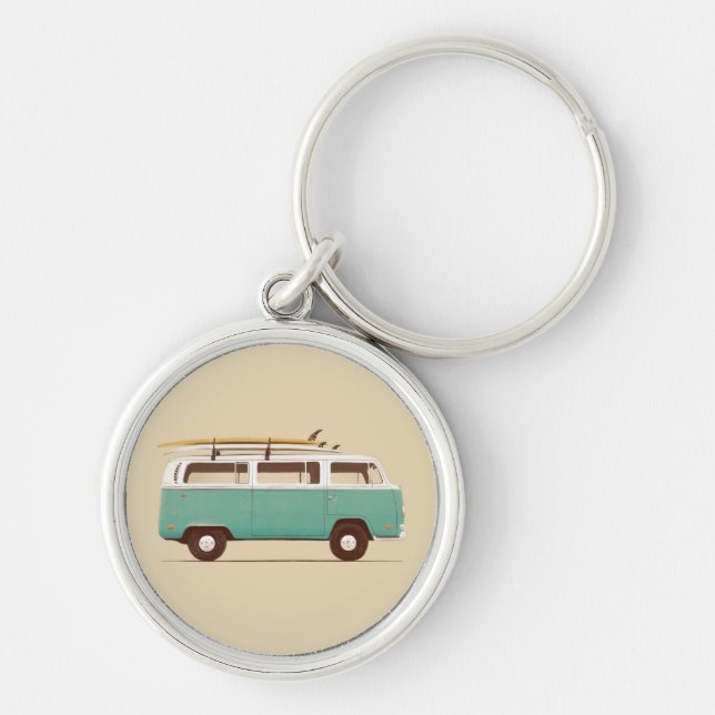 Blue Van | Florent Bodart Keychain (Front)
