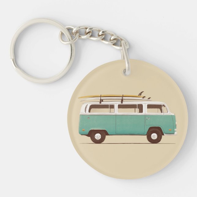 Blue Van | Florent Bodart Keychain (Front)
