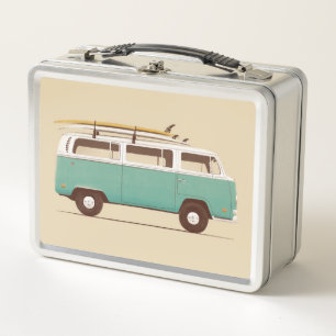 Blue Van Florent Bodart Metal Lunch Box