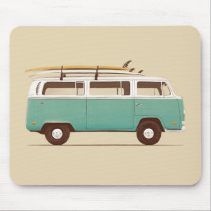 Blue Van Florent Bodart Mouse Pad