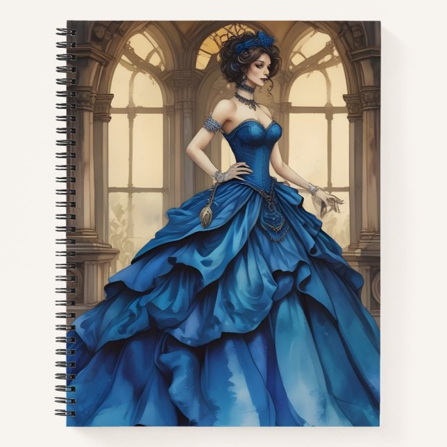 Blue Vapor Notebook (Front)