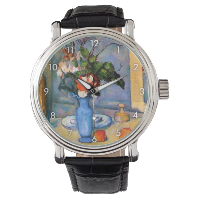 Blue Vase Flowers, Paul Cezanne Watch (Front)