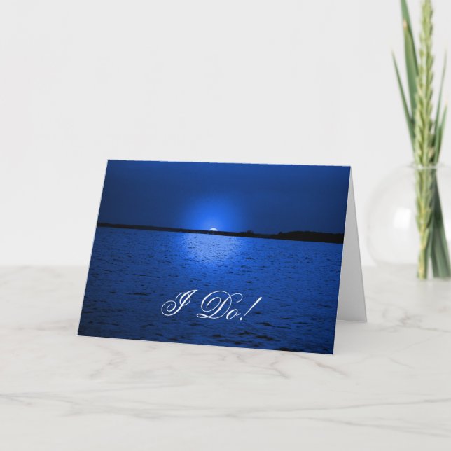 Blue Velvet - carte invitation (Devant)