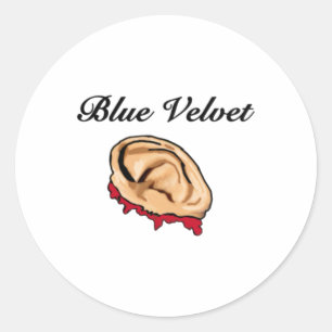 Blue Velvet Movie Ear Art Sticker 