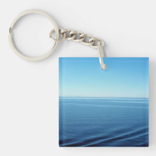 Blue Velvet Pacific Ocean Colour Photography Keychain