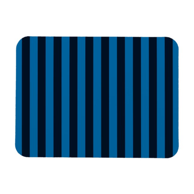 Blue Vertical Stripes Background Customize This! Magnet (Horizontal)