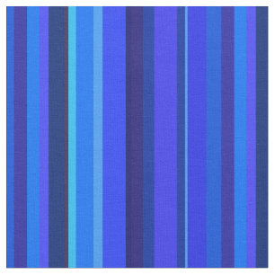 Blue vertical stripes fabric