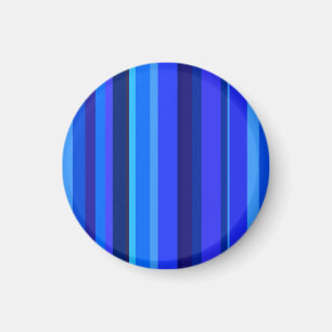 Blue vertical stripes magnet