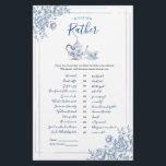 Blue Victorian Garden Bridal Tea Would She Rather<br><div class="desc">Blue Victorian Garden Bridal Tea Would She Rather Game</div>