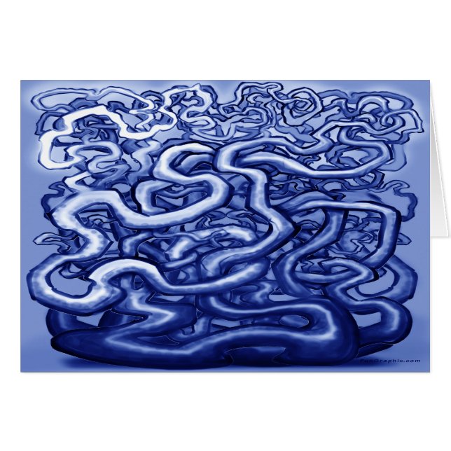 Blue Vines (Front Horizontal)