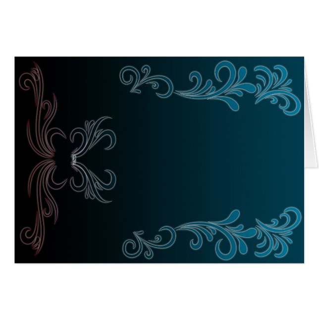 Blue Vines (landscape) (Front Horizontal)