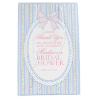 Blue Vintage Fancy Floral Bridal Shower Favours