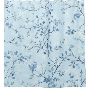 Blue Vintage Floral Toile Pattern (7)