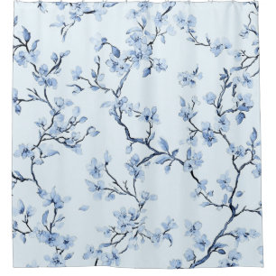 Blue Vintage Floral Toile Pattern (9)