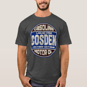 Blue Vintage Gasoline Motor Oil T-Shirt