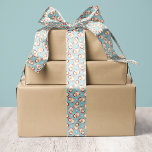 Blue Vintage Retro Santa Claus Christmas Satin Ribbon<br><div class="desc">Add a nostalgic touch to your holiday decorations with this blue vintage Santa Claus Christmas satin ribbon. Featuring a classic Santa Claus design with festive snowflakes against a solid background, this ribbon is perfect for gift wrapping, holiday crafts, wreaths, and more. The retro style and vibrant design make it a...</div>