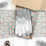 Blue Vintage Watercolor Santa Claus Christmas Tissue Paper<br><div class="desc">Wrap your gifts in festive charm with this blue vintage watercolor Santa Claus Christmas tissue paper. Featuring a repeating pattern of classic Santa illustrations, this tissue paper adds a nostalgic touch to your holiday wrapping. The watercolor design against the holiday background gives a retro yet sophisticated look, making your presents...</div>