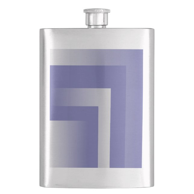 Blue violet 2022 hip flask (Front)