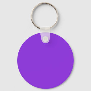 Blue Violet 8A2BE2 Colour - Add a Name Option Keychain