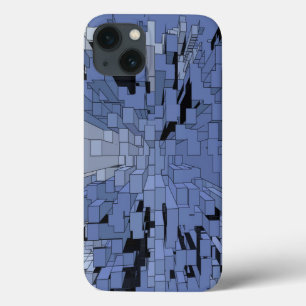 Blue violet city iPhone 13 case