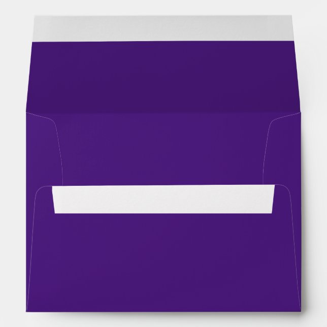 Blue-violet (colour wheel) (solid colour)  envelope (Back (Bottom))