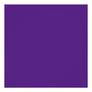 Blue-violet (colour wheel) (solid colour) photo print