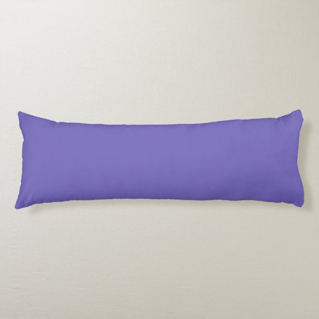 Blue-violet (Crayola)(solid colour)  Body Pillow (Front)
