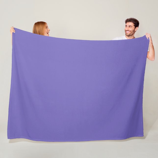 Blue-violet (Crayola)(solid colour)  Fleece Blanket (In Situ)