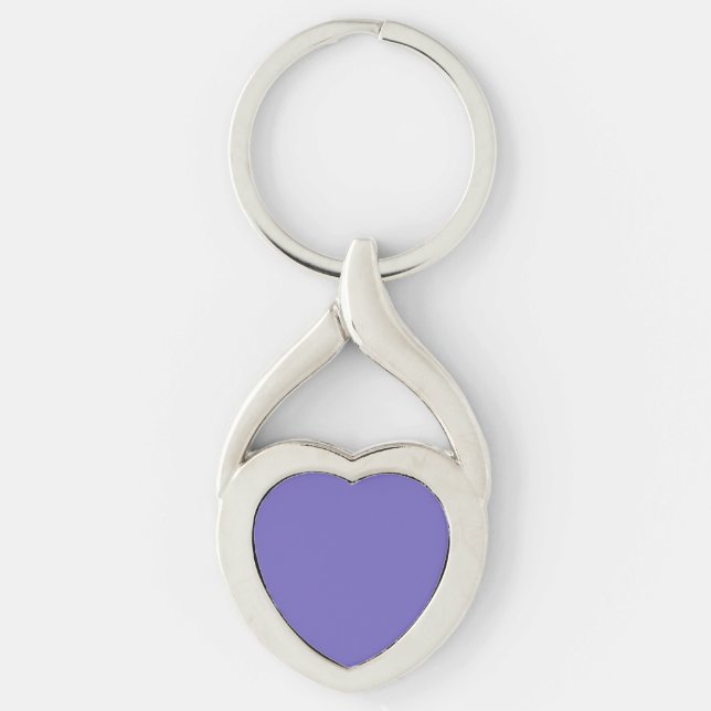 Blue-violet (Crayola)(solid colour)  Keychain (Front)